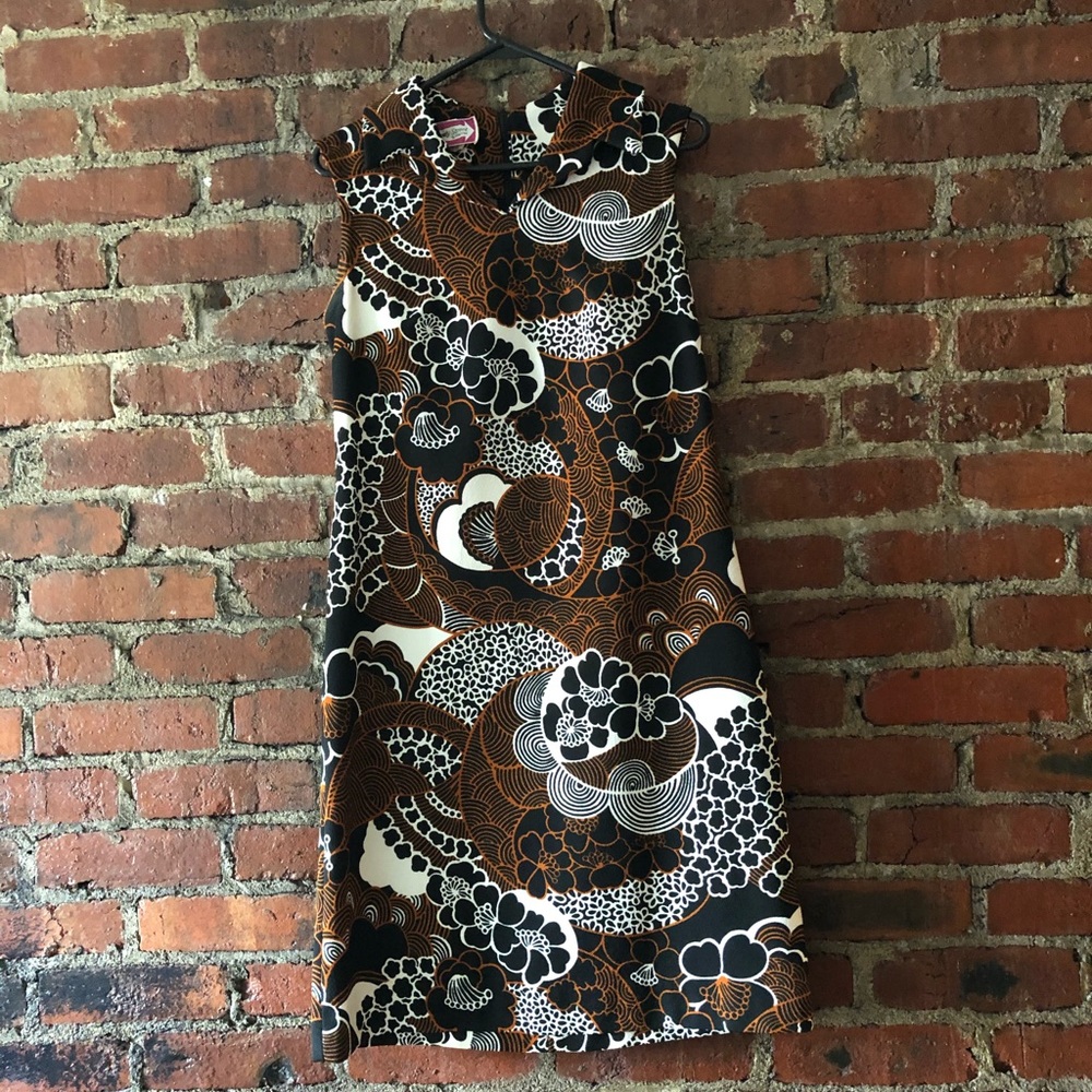 Vintage Mod Floral Dress